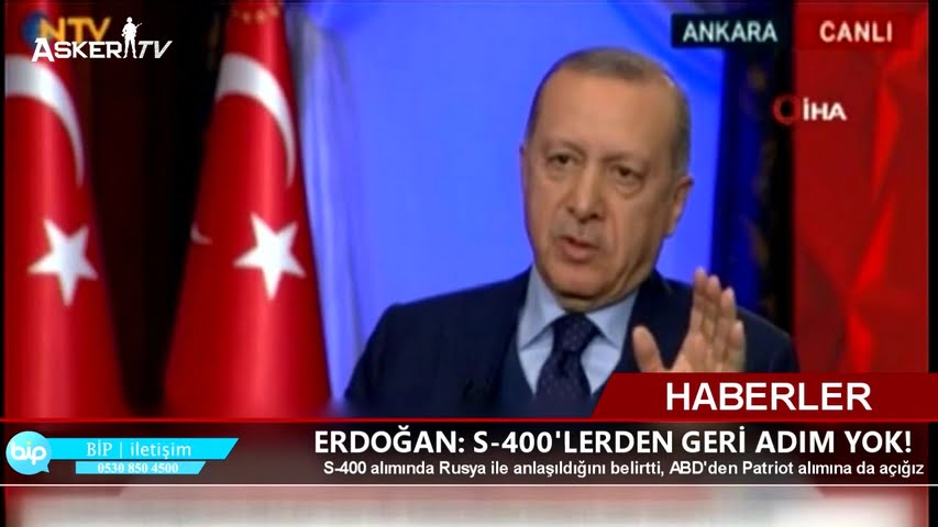 ERDOĞAN- S-400’LERDEN GERİ ADIM YOK!