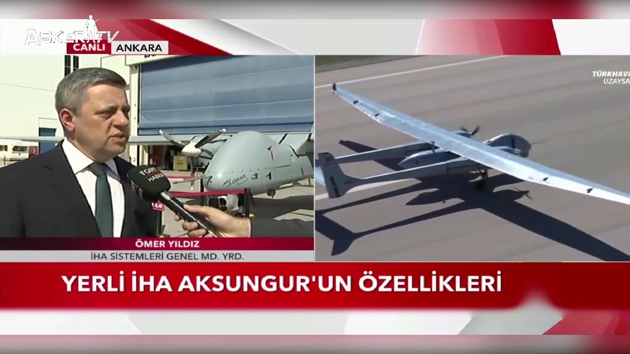 ANKA’nın Abisi Yerli İHA “AKSUNGUR”