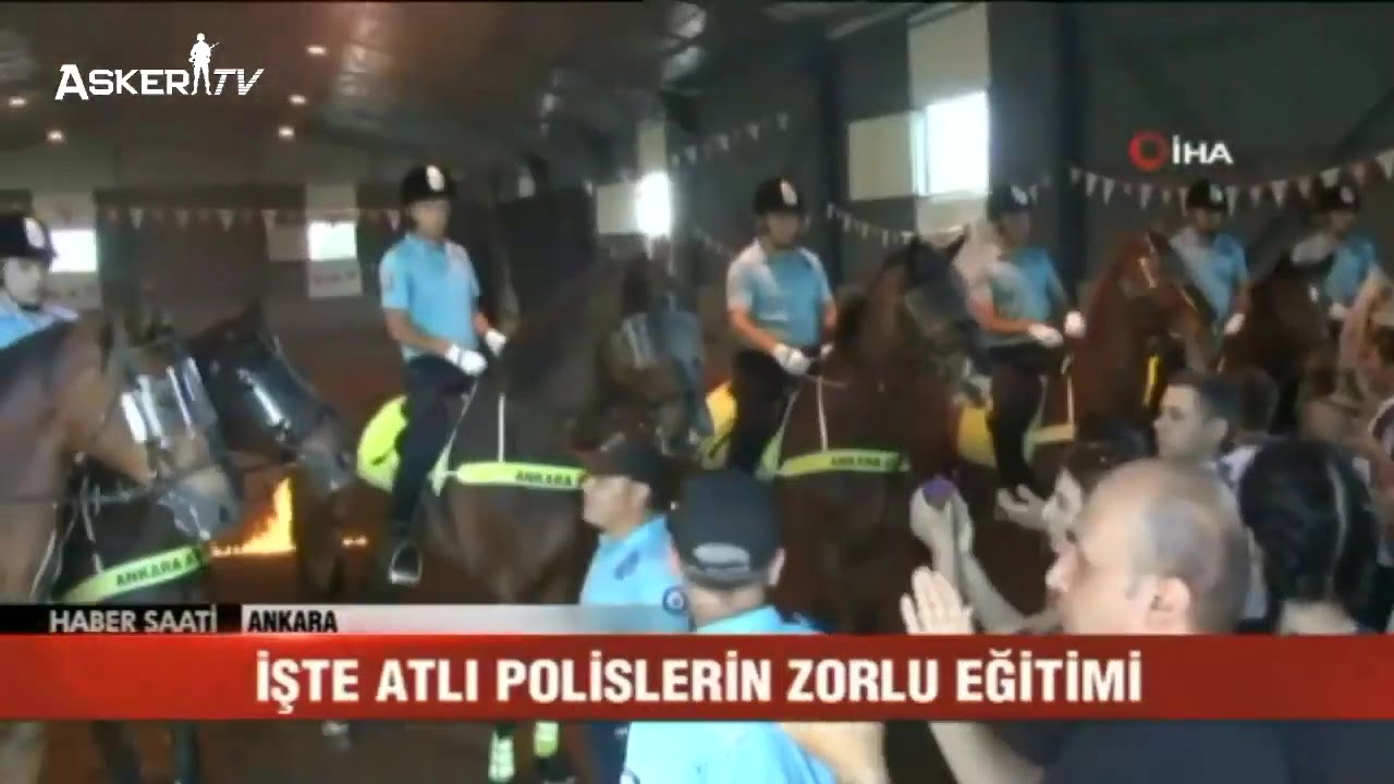 Atlı Polislerin Zorlu Eğitimi