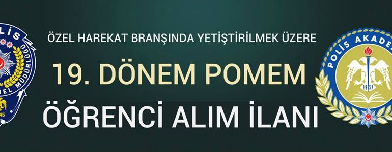 Özel Harekat 19. Dönem POMEM Öğrenci Alım İlanı