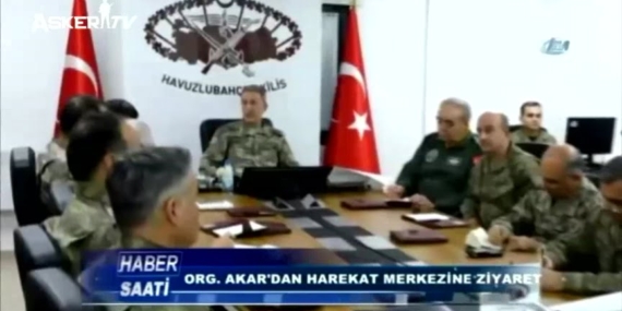 Org. Akar Özel Kuvvetler Harekat Üssünü ziyaret etti (Fırat Kalkanı)
