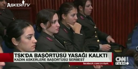 TSK’da başörtüsü yasağı kalktı