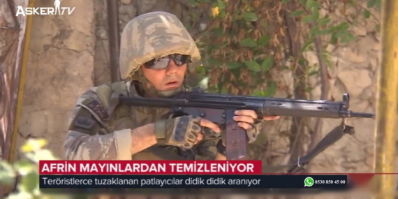 PMKİ ve METİ Timleri Afrin’de Temizlikte