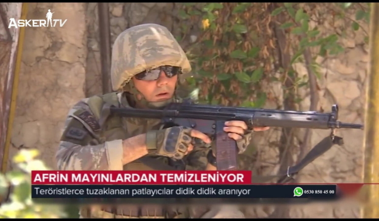 PMKİ ve METİ Timleri Afrin’de Temizlikte