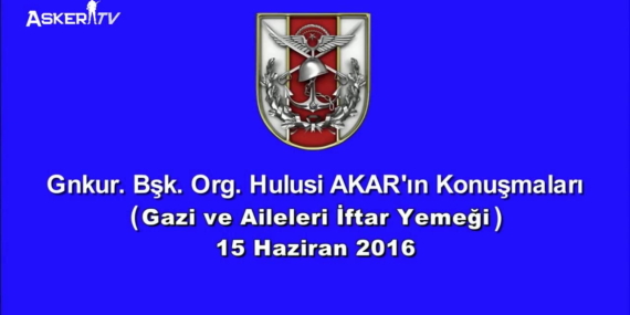 Gazi ve Aileleri İftar Yemeği