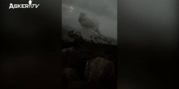 Şehit verdiğimiz tepede çatışma anları kamerada