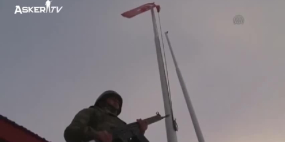 Huduttaki Zor Kış Koşullarında Mehmetçik