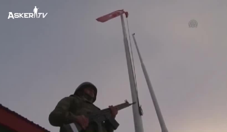 Huduttaki Zor Kış Koşullarında Mehmetçik
