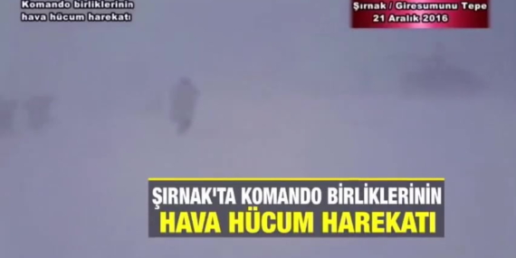 Şırnak’ta komandoların hava hücum harekatı