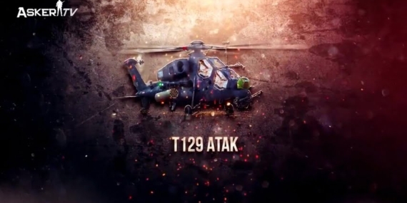 T129 ATAK Attack Helicopter