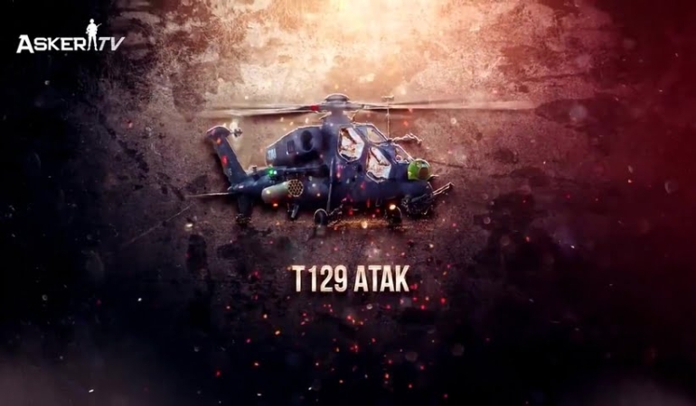 T129 ATAK Attack Helicopter