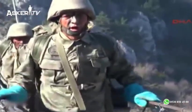 Bolu Komandolarının Amansız Tatbikat Görüntüleri