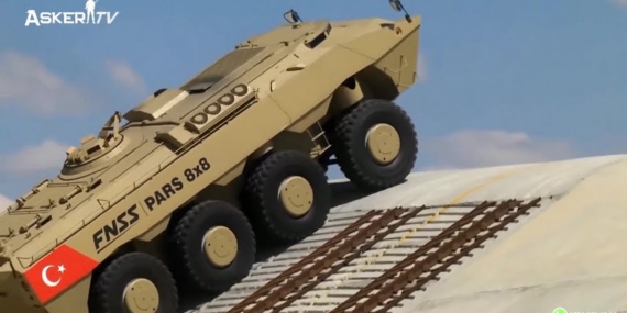 FNSS PARS 8X8 ve ZMA 15 GZPT Testleri