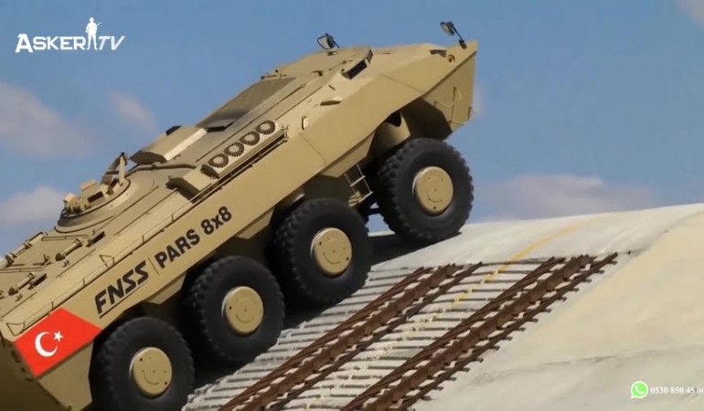 FNSS PARS 8X8 ve ZMA 15 GZPT Testleri