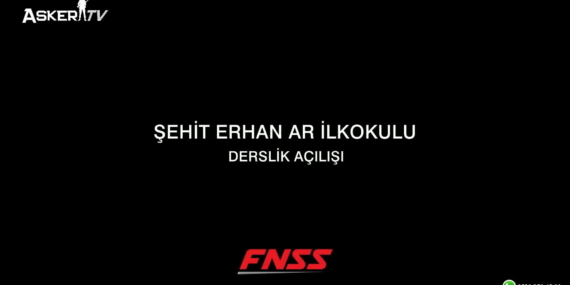 FNSS Şehit Erhan AR İlköğretim Okuluna Destek