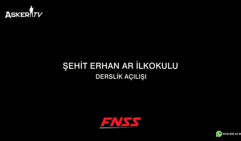 FNSS Şehit Erhan AR İlköğretim Okuluna Destek