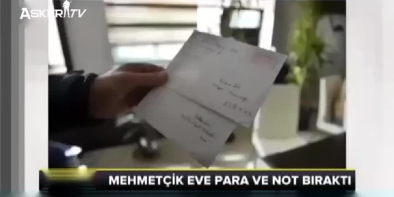Mehmetçik’ten Duygulandıran Not