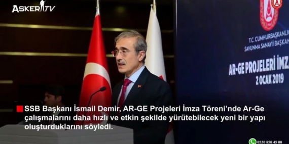 31 Aralık – 6 Ocak Savunma Sanayii Başkanlığı faaliyetleri