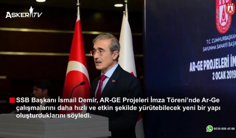 31 Aralık – 6 Ocak Savunma Sanayii Başkanlığı faaliyetleri
