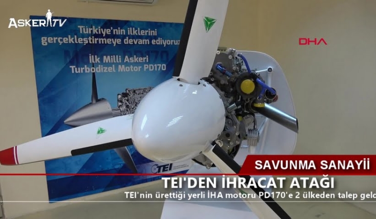 TEI’DEN IHRACAT ATAĞI | İlk Milli İHA Motoru PD170