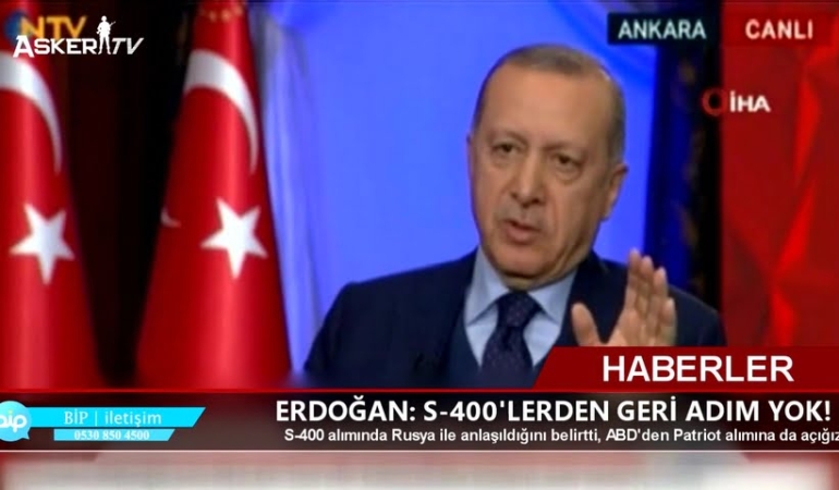 ERDOĞAN- S-400’LERDEN GERİ ADIM YOK!