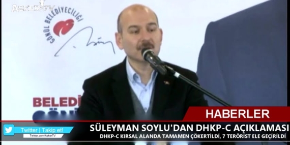 SÜLEYMAN SOYLU’DAN DHKP-C AÇIKLAMASI