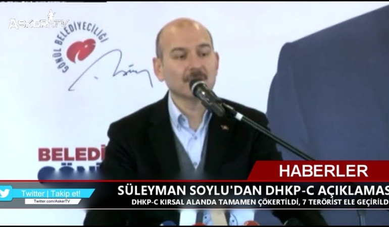 SÜLEYMAN SOYLU’DAN DHKP-C AÇIKLAMASI