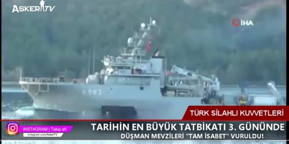 TARİHİN EN BÜYÜK TATBİKATI 3. GÜNÜNDE