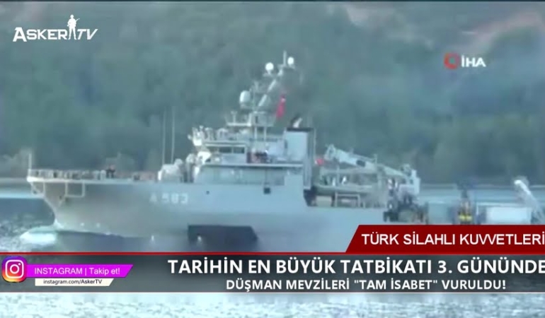 TARİHİN EN BÜYÜK TATBİKATI 3. GÜNÜNDE