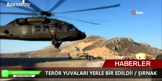 Terör Yuvaları Yerle Bir Edildi! ŞIRNAK
