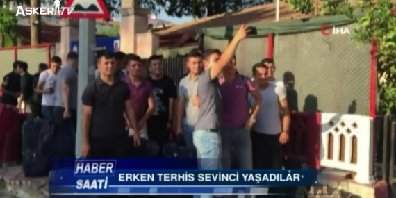 Askerler “Erken Terhis” edilmeye başladı