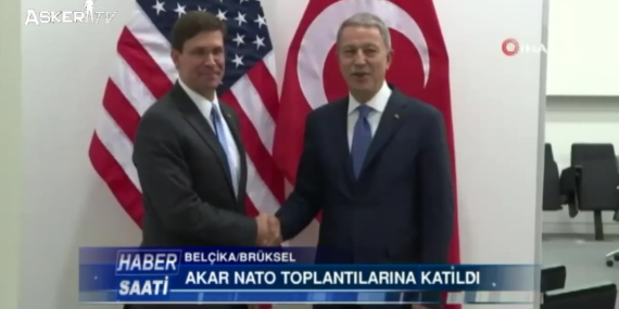 Hulusi Akar NATO Toplantısına katıldı