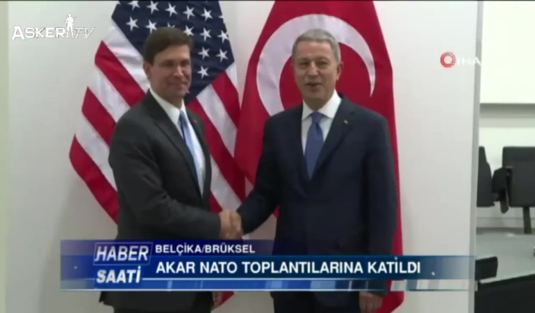 Hulusi Akar NATO Toplantısına katıldı