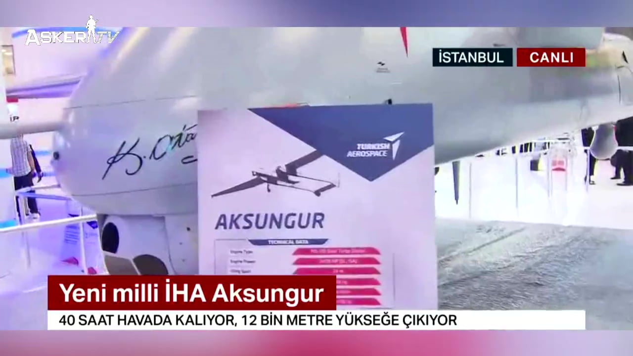 milli-iha-aksungur-savunma-fuari-idef-goruntuleri