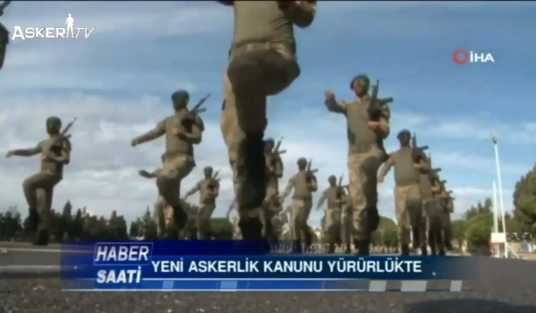 Yeni Askerlik Kanunu Yürürlükte