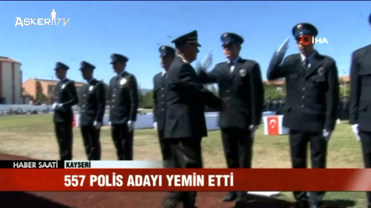 557 Polis Adayı Yemin Etti