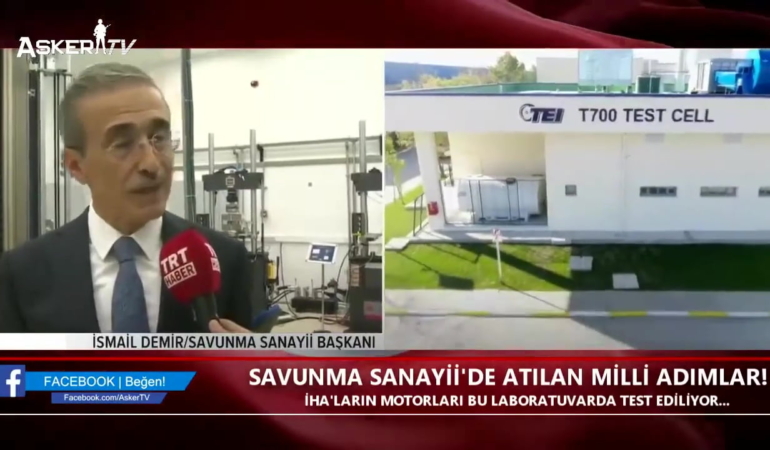 İHA Motorları Burda Test Ediliyor
