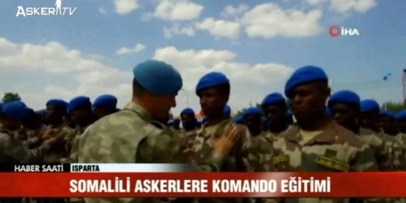 Somali’li Askerlere Komando Eğitimi