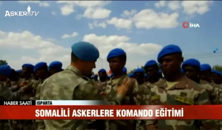 Somali’li Askerlere Komando Eğitimi
