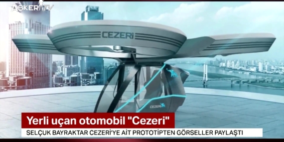 Yerli uçan otomobil: CEZERİ