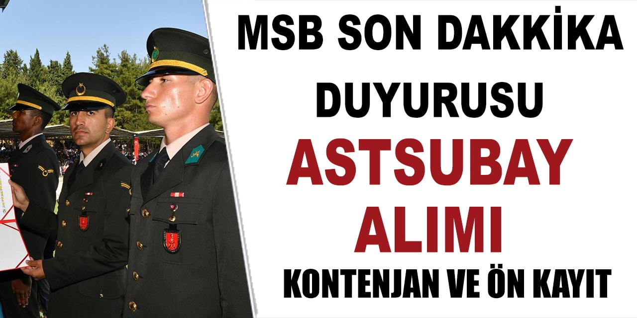 Tsk 2019 Yili Dis Kaynaktan Muvazzaf Astsubay Adayi Temini Duyuru Asker Tv Asker Tv