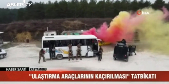 Özel Harekat’tan Araç Kaçırmalarana Karşı Tatbikat