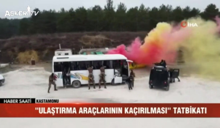 Özel Harekat’tan Araç Kaçırmalarana Karşı Tatbikat