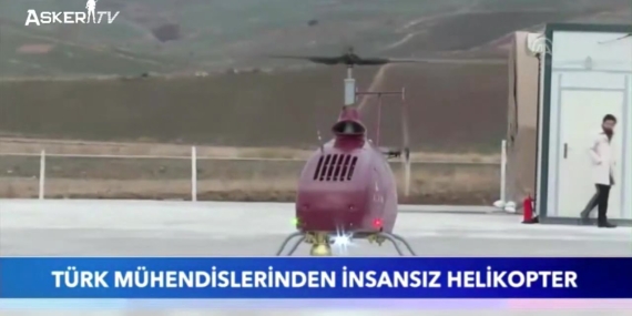 Türk Mühendislerden İnsansız Helikopter