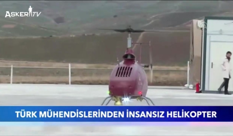 Türk Mühendislerden İnsansız Helikopter