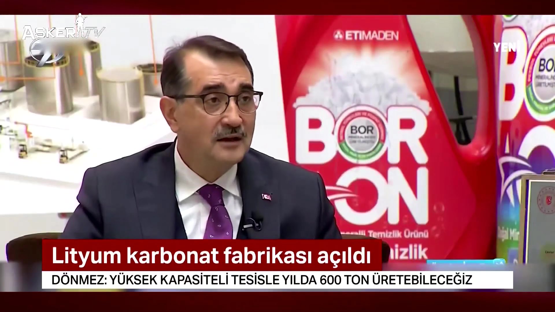 Yerli Araba İçin Lityum Karbonat Üretimi Başladı