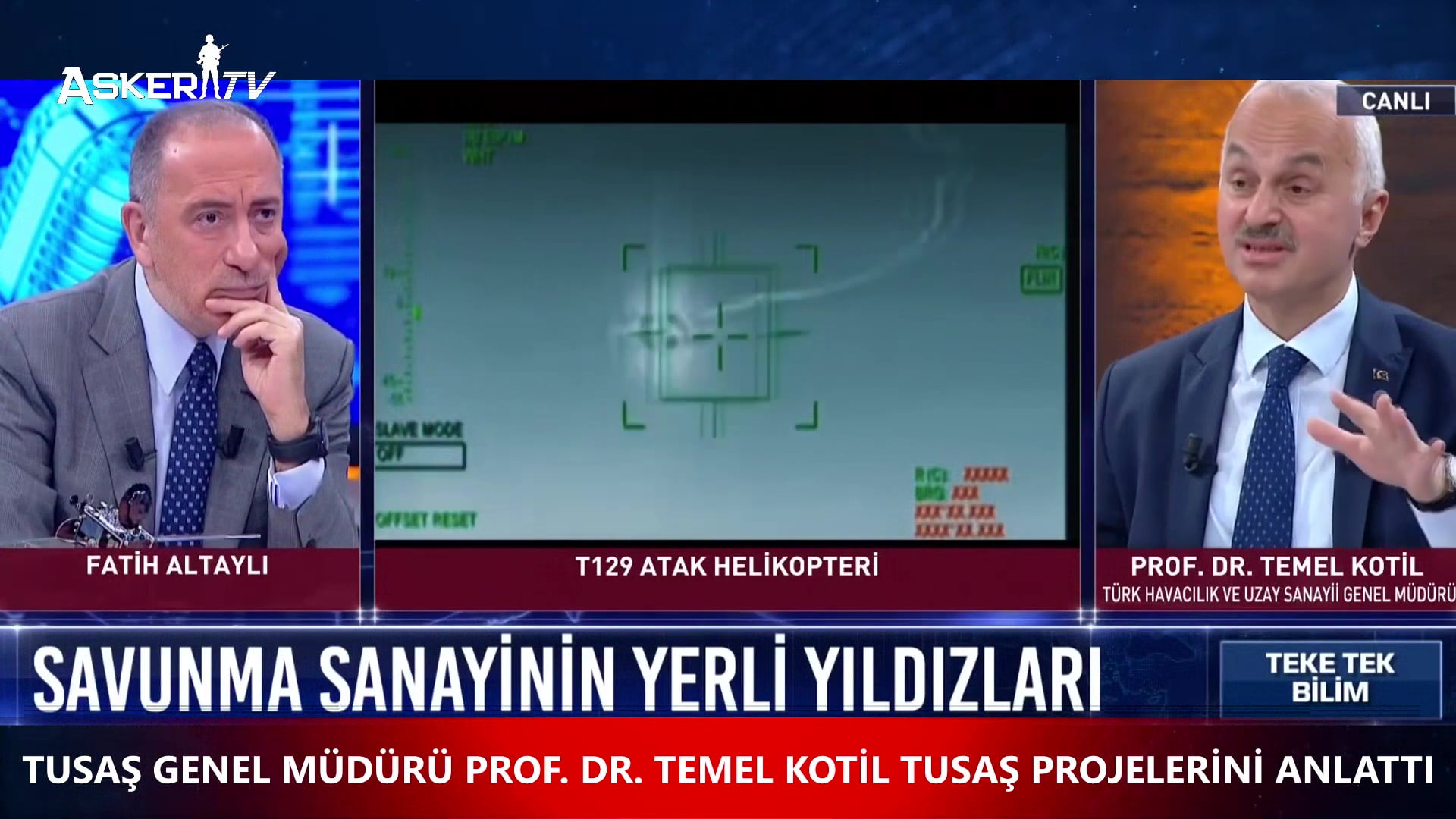 TUSAŞ Genel Müdürü Temel KOTİL, TUSAŞ Projelerini Anlattı (14.03.2021)