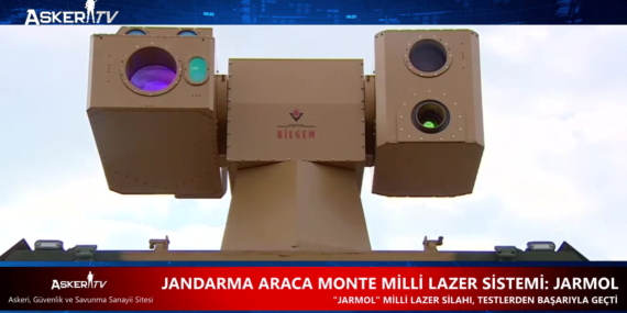 JANDARMA ARACA MONTE MİLLİ LAZER SİSTEMİ: JARMOL