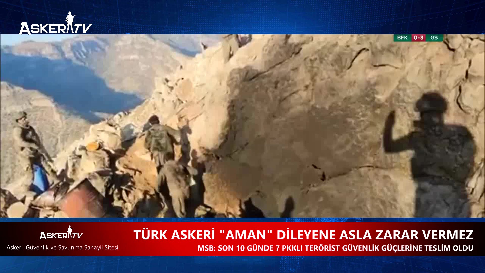 TÜRK ASKERİ “AMAN” DİLEYENE ASLA ZARAR VERMEZ