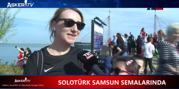 SOLOTÜRK SAMSUN SEMALARINDA